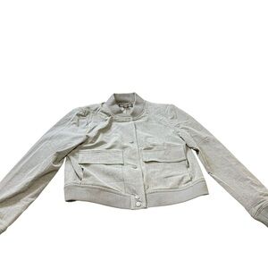 Rachel Zoe Gray Bomber Jacket – Size M – New Without Tags